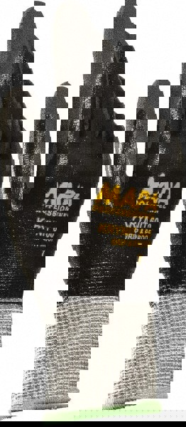 Cut-Resistant Gloves: Size Large, ANSI Cut A2, ANSI Puncture 3, Nitrile, Series KryTech 600